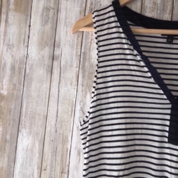 Talbots Striped Sleeveless Blouse - Picture 3 of 4